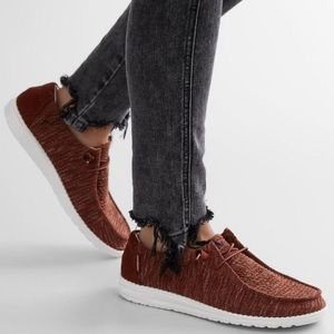 NWT Hey Dude Womens Wendy Stretch Spice Loafer Slip on shoes sz 9